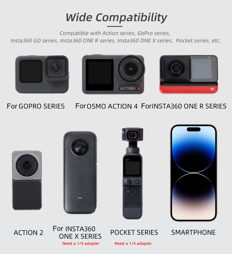 Sunnylife TD672 360 Rotation Adjustable Head Strap Vlog POV Mount Belt for GoPro, Insta360, DJI Osmo Action and Other Action Cameras (Camouflage) - Head Belt by Sunnylife | Online Shopping South Africa | PMC TechLife | Buy Now Pay Later Mobicred