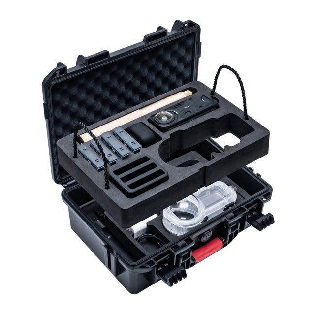 For Insta360 X4 STARTRC Water-resistant EVA ABS Dual-layer Suitcase Storage Box (Black)