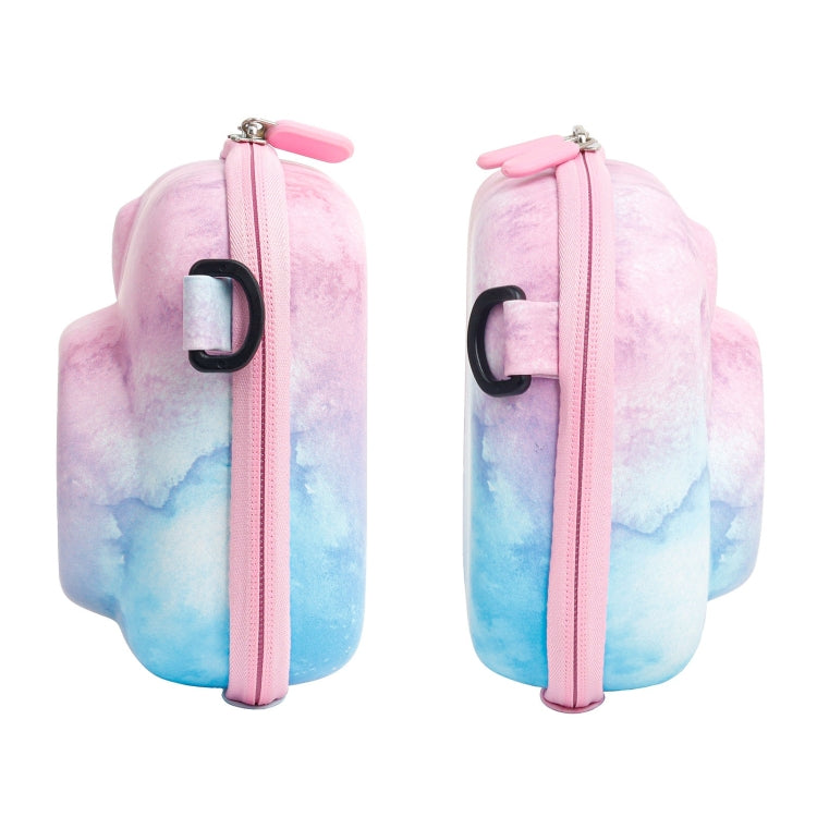 Painted EVA Hard Case PU Storage Bag for FUJIFILM Instax mini 7+/8/9/11/12/40(Blue Pink) - Soft Bag by PMC TechLife | Online Shopping South Africa | PMC TechLife | Buy Now Pay Later Mobicred