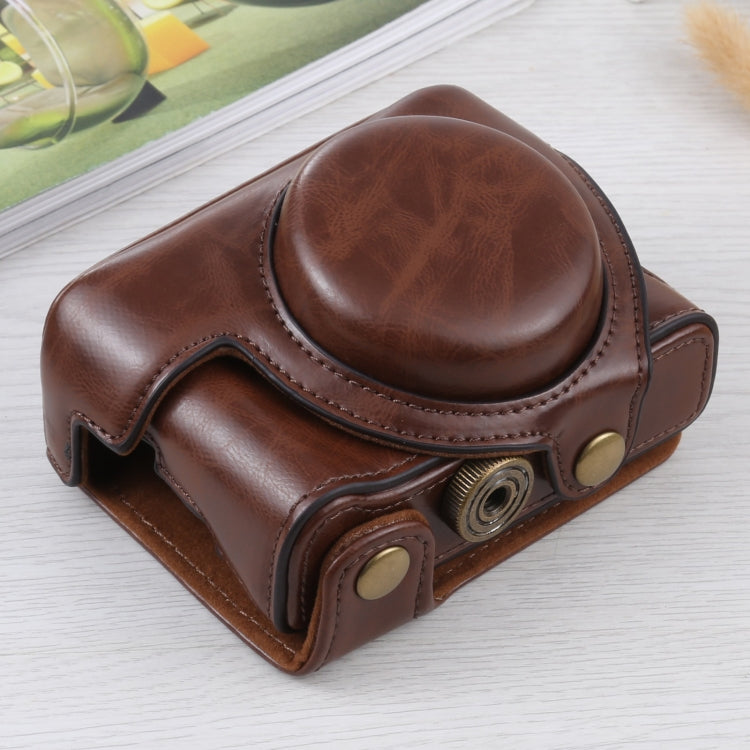 Full Body Camera PU Leather Case Bag for Sony ZV-1(Coffee) - free shipping - PMC TechLife - Order now!