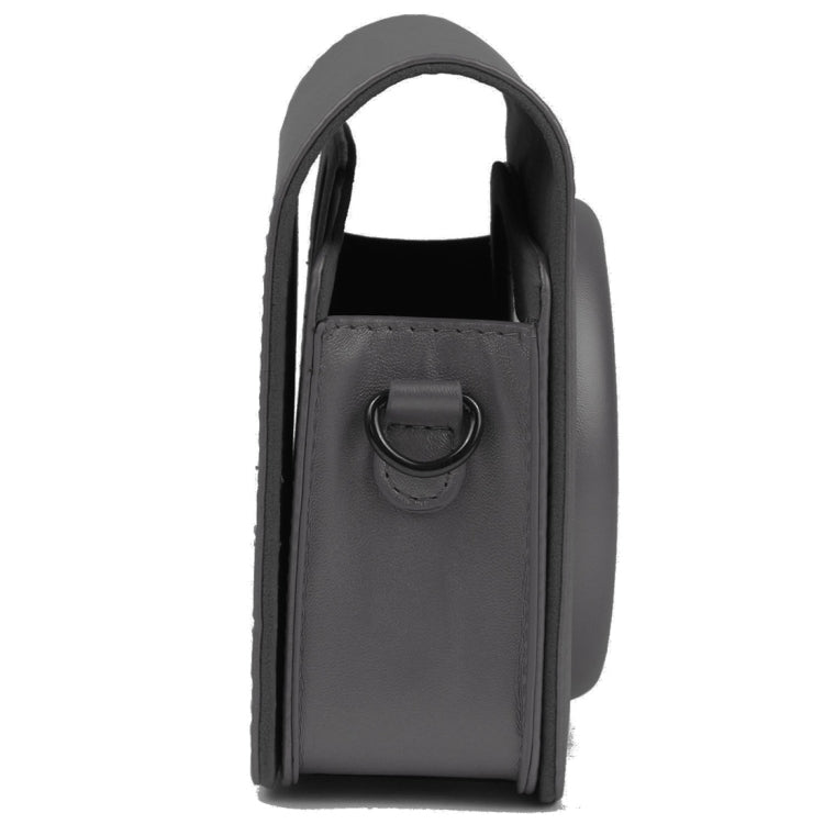 Pearly Lustre PU Leather Case Bag for FUJIFILM Instax SQUARE SQ6 Camera, with Adjustable Shoulder Strap(Black)