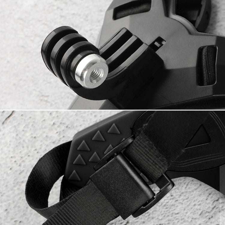 Helmet Belt Mount for GoPro, Insta360, DJI and Other Action Cameras(Black)