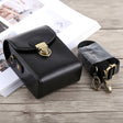 Full Body Camera Buckle Lock PU Leather Case Bag with Hand Strap & Neck Strap for Canon G7X II / G9X Mark II, Sony RX100 / M2(Black) - free shipping - PMC TechLife - Order now!