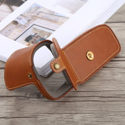 1/4 inch Thread PU Leather Camera Half Case Base for Canon EOS 5D Mark IV / 5D Mark III(Brown)