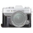 1/4 inch Thread PU Leather Camera Half Case Base for FUJIFILM X-T10 / X-T20 (Black) - free shipping - PMC TechLife - Order now!