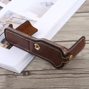 1/4 inch Thread PU Leather Camera Half Case Base for FUJIFILM X-T10 / X-T20 (Coffee)