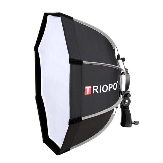TRIOPO KS90 90cm Dome Speedlite Flash Octagon Parabolic Softbox Diffuser with Bracket Mount Handle for Speedlite - free shipping - PMC Jewellery - Order now!
