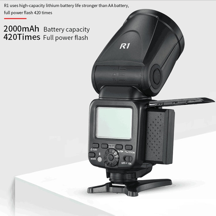 TRIOPO R1 76WS High-Speed 1/8000s TTL Flash Speedlite for Canon / Nikon DSLR Cameras - free shipping - PMC Jewellery - Order now!