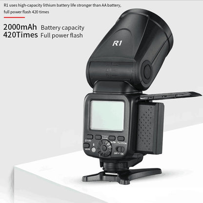 TRIOPO R1 76WS High-Speed 1/8000s TTL Flash Speedlite for Canon / Nikon DSLR Cameras - free shipping - PMC Jewellery - Order now!
