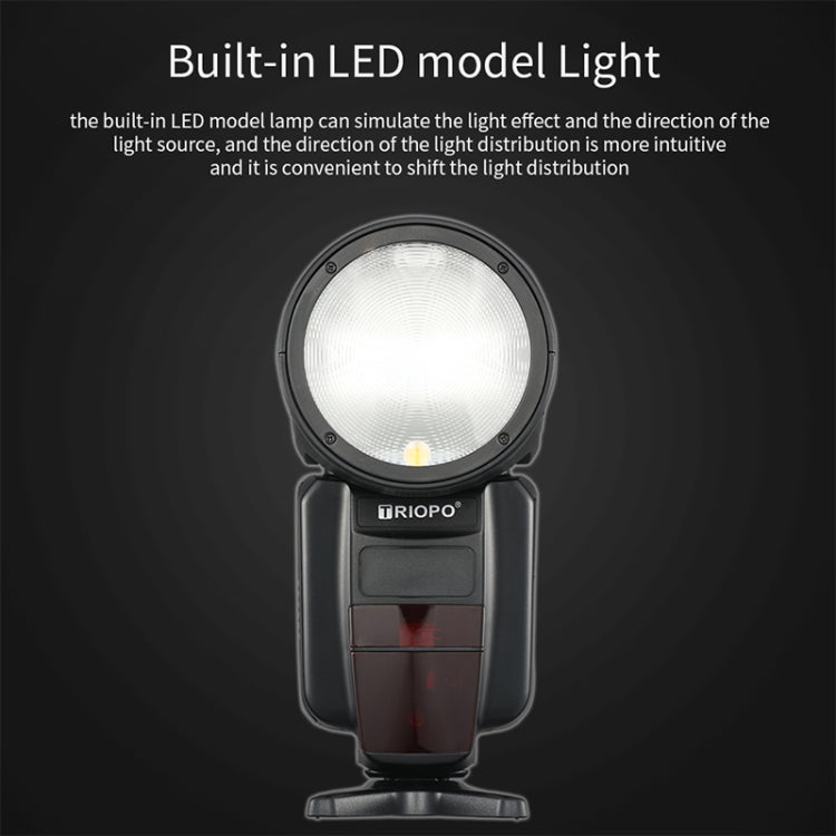 TRIOPO R1 76WS High-Speed 1/8000s TTL Flash Speedlite for Canon / Nikon DSLR Cameras - free shipping - PMC Jewellery - Order now!