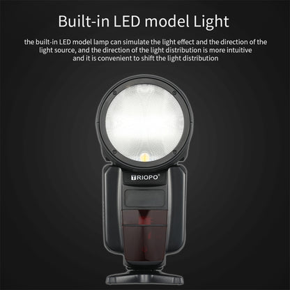 TRIOPO R1 76WS High-Speed 1/8000s TTL Flash Speedlite for Canon / Nikon DSLR Cameras - free shipping - PMC Jewellery - Order now!