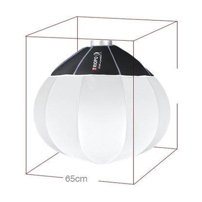 TRIOPO KQ65 65cm Foldable Lantern Softbox SpeedLite Flash Light Foldable Diffuser - free shipping - PMC Jewellery - Order now!