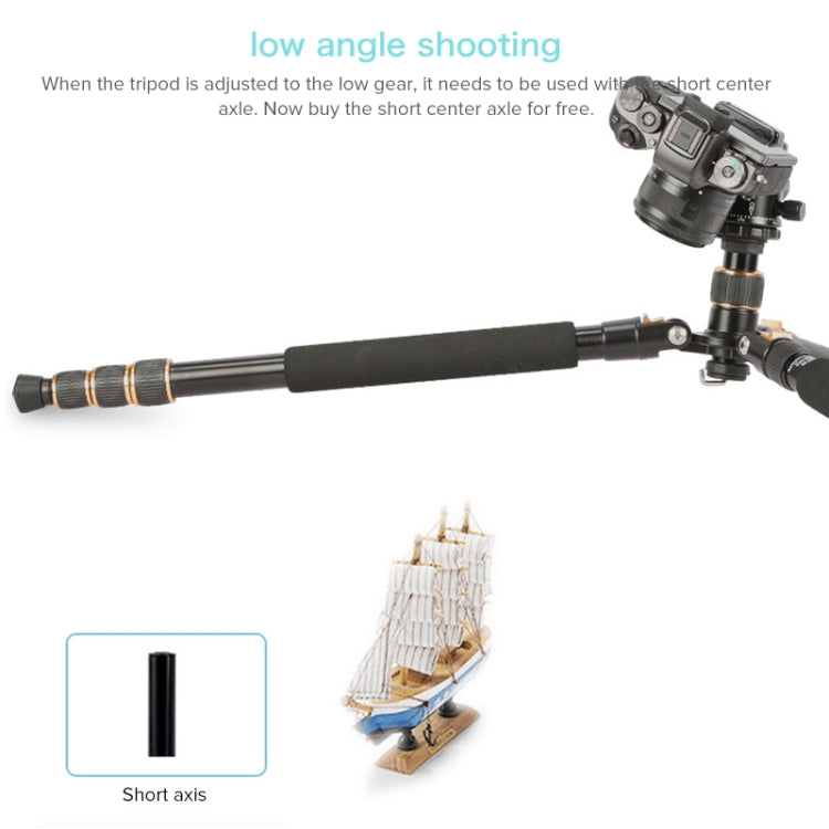 TRIOPO 652 Horizontal Arm Tripod Mount Quick Release Center Column Boom Bracket with Tripod Ball-Head - free shipping - PMC Jewellery - Order now!