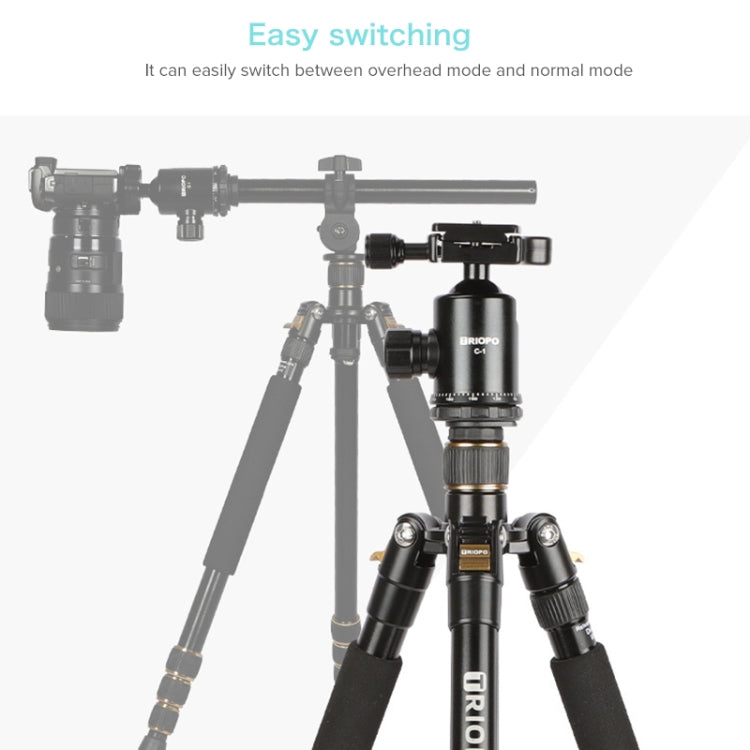 TRIOPO 652 Horizontal Arm Tripod Mount Quick Release Center Column Boom Bracket with Tripod Ball-Head - free shipping - PMC Jewellery - Order now!