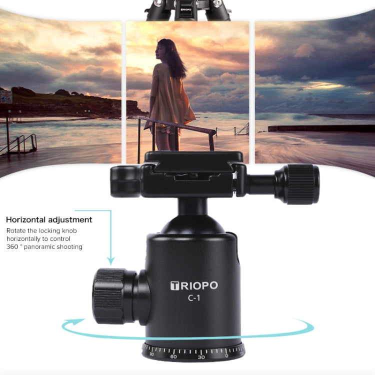 TRIOPO 652 Horizontal Arm Tripod Mount Quick Release Center Column Boom Bracket with Tripod Ball-Head - free shipping - PMC Jewellery - Order now!