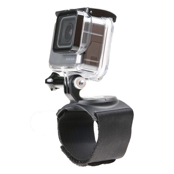 GP278 3 in 1 Hand Wrist Arm Leg Straps 360-degree Rotation Mount for GoPro, Insta360, DJI and Other Action Cameras(Black)