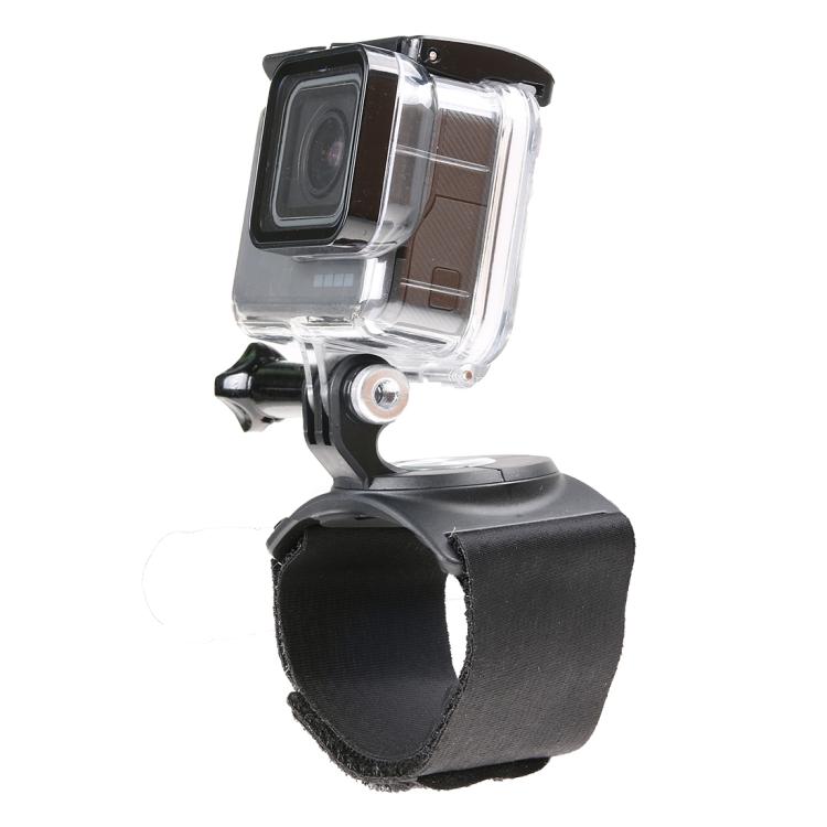 GP278 3 in 1 Hand Wrist Arm Leg Straps 360-degree Rotation Mount for GoPro, Insta360, DJI and Other Action Cameras(Black)