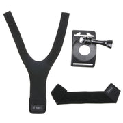 GP278 3 in 1 Hand Wrist Arm Leg Straps 360-degree Rotation Mount for GoPro, Insta360, DJI and Other Action Cameras(Black)