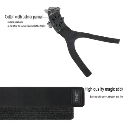 GP278 3 in 1 Hand Wrist Arm Leg Straps 360-degree Rotation Mount for GoPro, Insta360, DJI and Other Action Cameras(Black) - Wrist Strap by PMC Jewellery | Online Shopping South Africa | PMC Jewellery | Buy Now Pay Later Mobicred