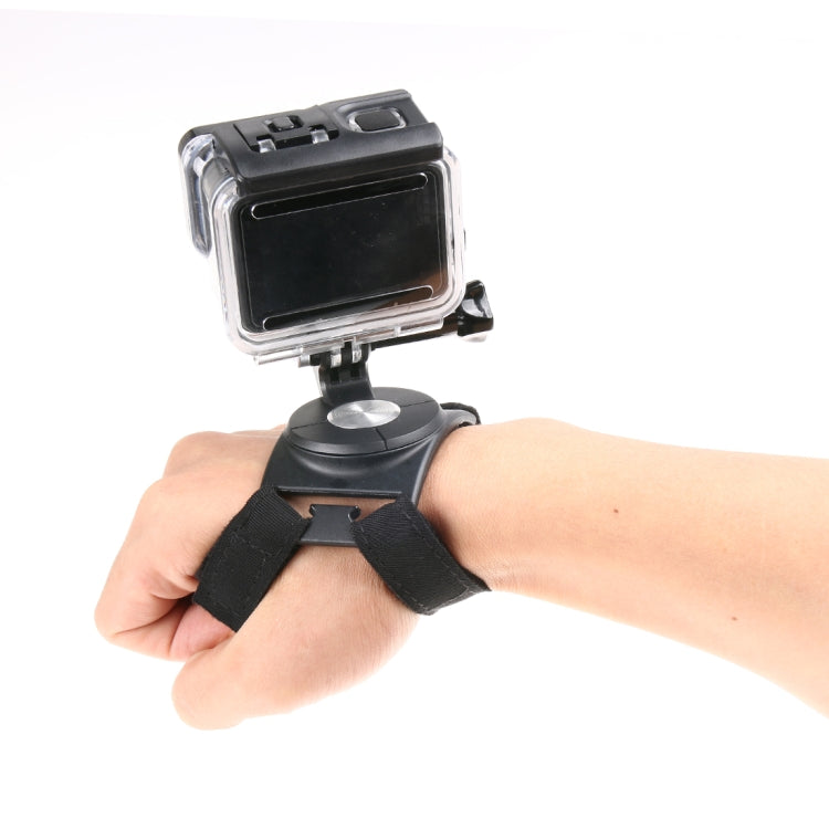 GP278 3 in 1 Hand Wrist Arm Leg Straps 360-degree Rotation Mount for GoPro, Insta360, DJI and Other Action Cameras(Black) - Wrist Strap by PMC TechLife | Online Shopping South Africa | PMC TechLife | Buy Now Pay Later Mobicred