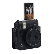 For Fujifilm Instax mini 99 Full Body Camera PU Leather Case Bag with Strap (Black)