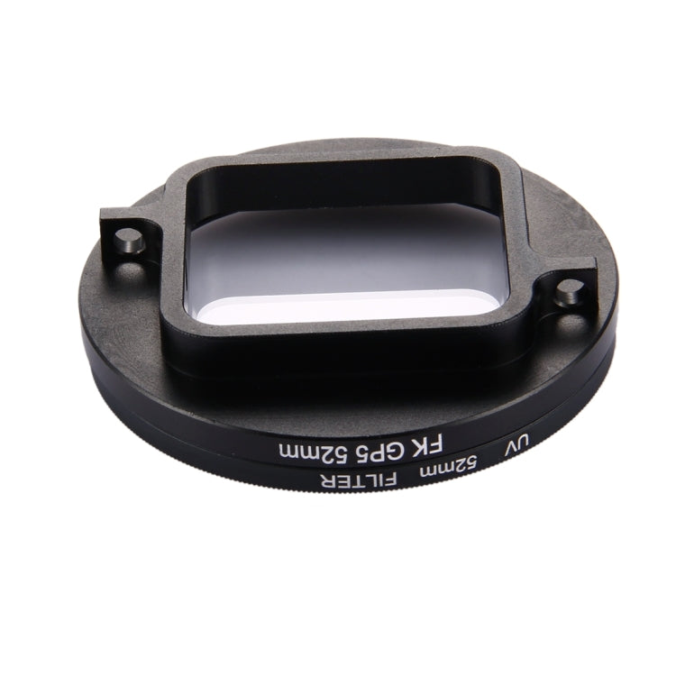 52mm 3 in 1 Round Circle UV Lens Filter with Cap for GoPro HERO7 Black/6 /5 - free shipping - PMC Jewellery - Order now!