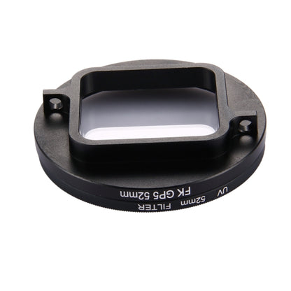 52mm 3 in 1 Round Circle UV Lens Filter with Cap for GoPro HERO7 Black/6 /5 - free shipping - PMC Jewellery - Order now!