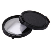 52mm 3 in 1 Round Circle UV Lens Filter with Cap for GoPro HERO7 Black/6 /5
