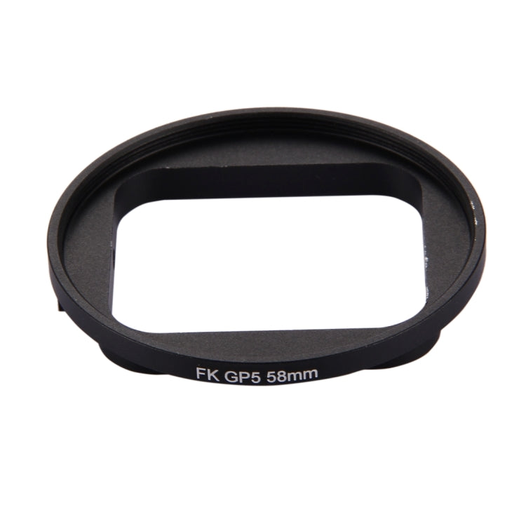 58mm 3 in 1 Round Circle UV Lens Filter with Cap for GoPro HERO7 Black/6 /5 - free shipping - PMC Jewellery - Order now!