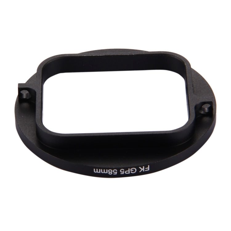 58mm 3 in 1 Round Circle UV Lens Filter with Cap for GoPro HERO7 Black/6 /5 - free shipping - PMC Jewellery - Order now!