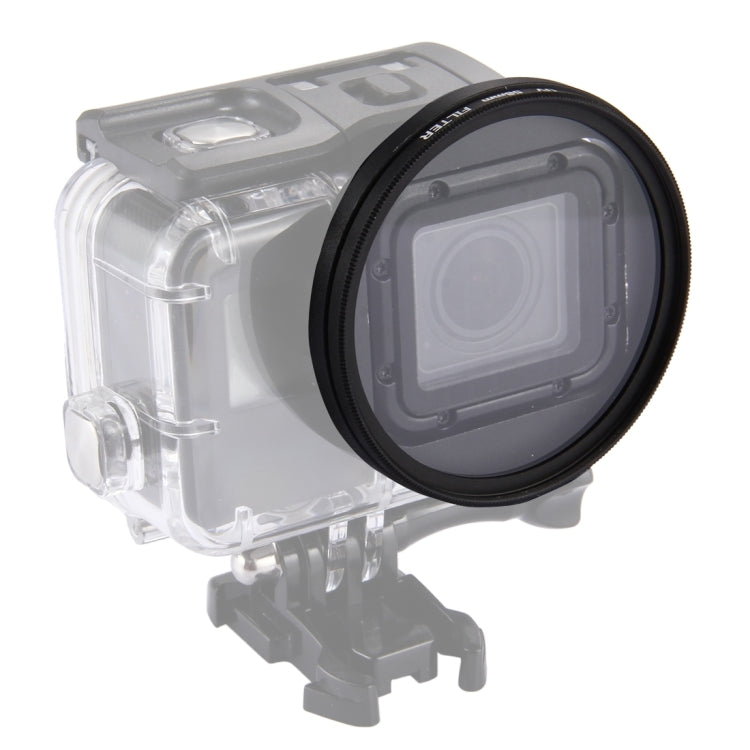 58mm 3 in 1 Round Circle UV Lens Filter with Cap for GoPro HERO7 Black/6 /5 - free shipping - PMC Jewellery - Order now!