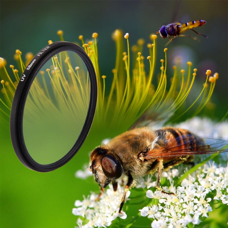 58mm 3 in 1 Round Circle UV Lens Filter with Cap for GoPro HERO7 Black/6 /5 - free shipping - PMC Jewellery - Order now!