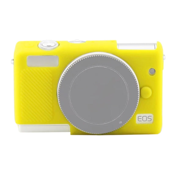 Soft Silicone Protective Case for Canon EOS M200 (Yellow)