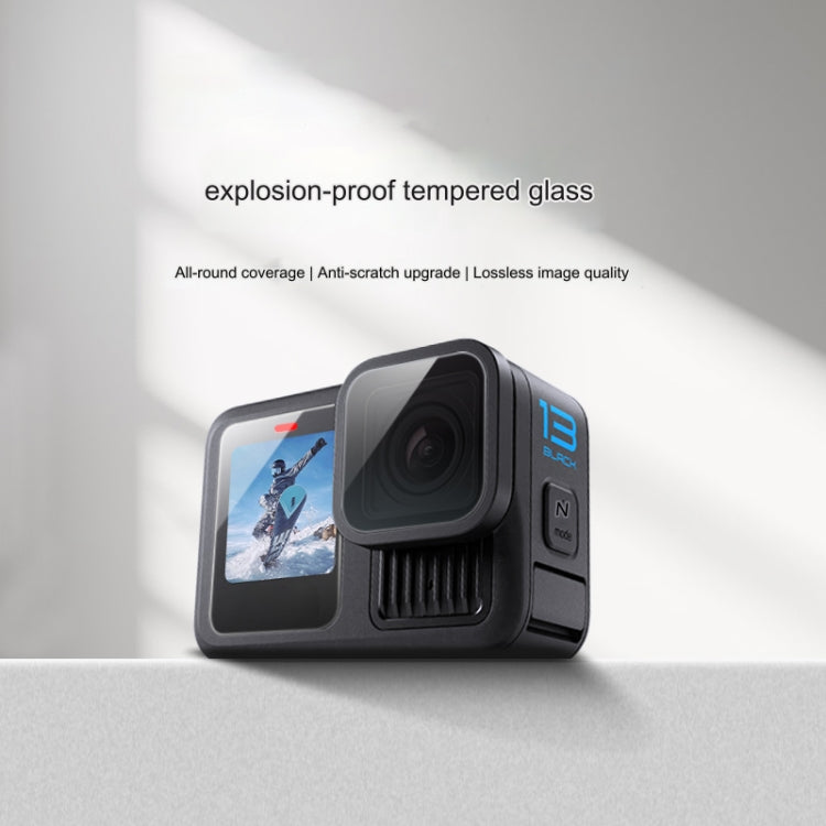 For GoPro HERO13 Black Lens and Front  Back Screen 9H Tempered Glass Film - free shipping - PMC Jewellery - Order now!