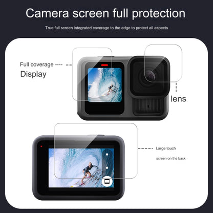 For GoPro HERO13 Black Lens and Front  Back Screen 9H Tempered Glass Film - free shipping - PMC Jewellery - Order now!