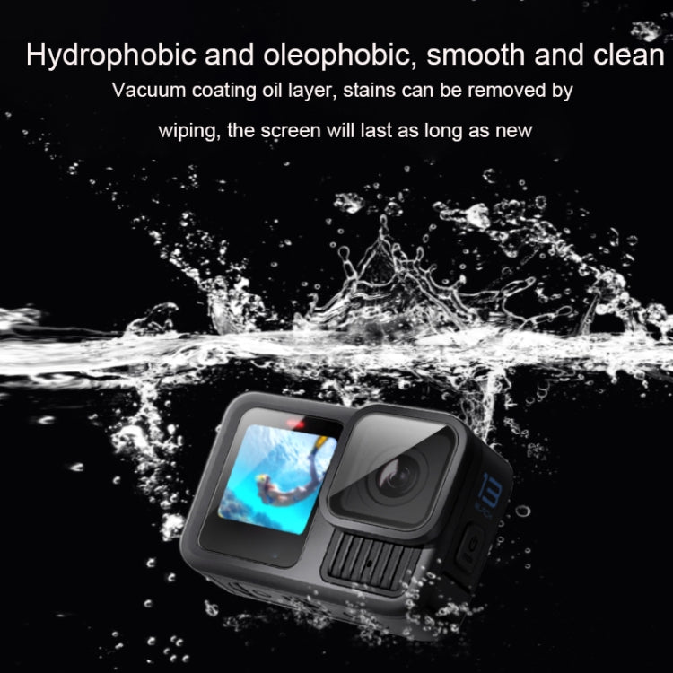 For GoPro HERO13 Black Lens and Front  Back Screen 9H Tempered Glass Film - free shipping - PMC Jewellery - Order now!