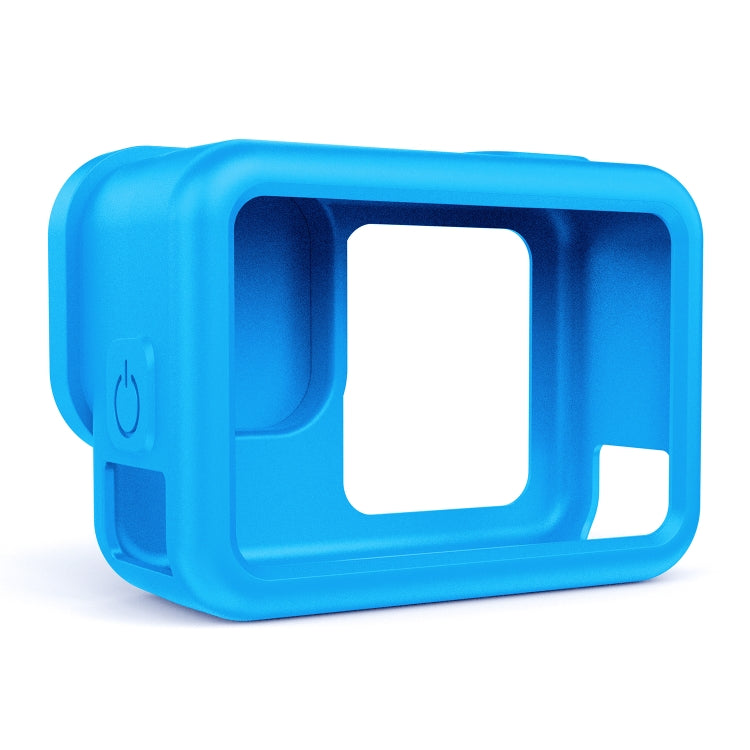 For GoPro HERO13 Black Silicone Protective Case Cover with Wrist Strap & Lens Cover (Blue) - free shipping - PMC Jewellery - Order now!