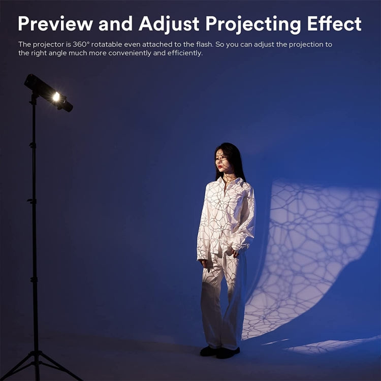 Godox AK-R21 Projection Attachment for Flash Heads (Black) - free shipping - PMC Jewellery - Order now!