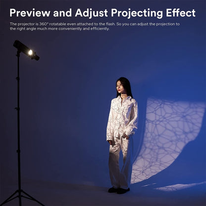 Godox AK-R21 Projection Attachment for Flash Heads (Black) - free shipping - PMC Jewellery - Order now!