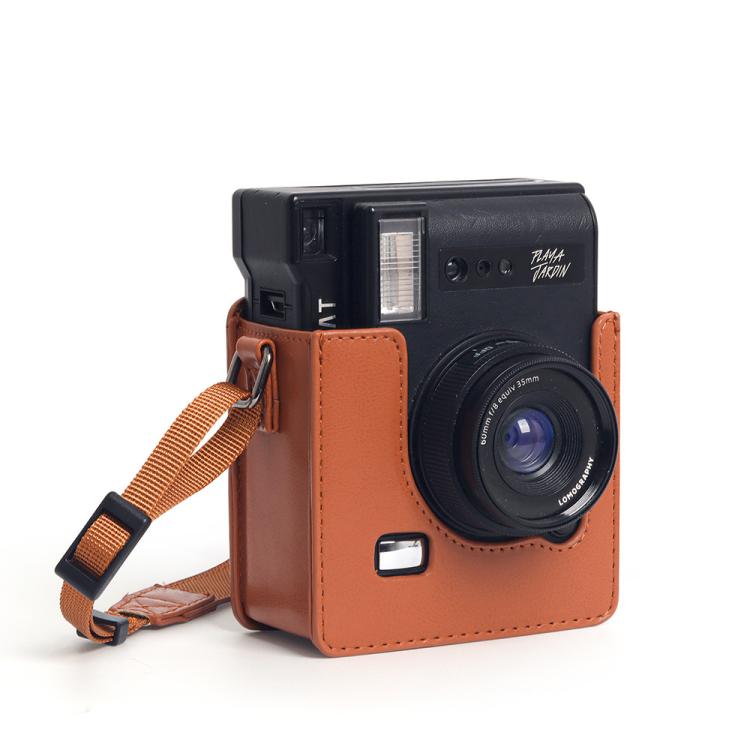 Vintage PU Leather Camera Case Bag For LOMO Automat Instax Camera (Brown) - free shipping - PMC TechLife - Order now!