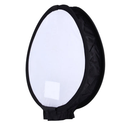 30cm Universal Round Style Flash Folding Soft Box, Without Flash Light Holder(Black + White) - free shipping - PMC Jewellery - Order now!