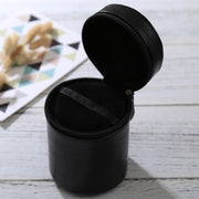 Medium Lens Case Zippered PU Leather Pouch Box for DSLR Camera Lens, Size: 13x9x9cm(Black)