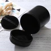Medium Lens Case Zippered PU Leather Pouch Box for DSLR Camera Lens, Size: 13x9x9cm(Black)
