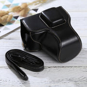Full Body Camera PU Leather Case Bag with Strap for Olympus EPL7 / EPL8 (Black)