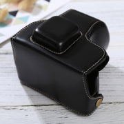 Full Body Camera PU Leather Case Bag with Strap for Olympus EPL7 / EPL8 (Black)