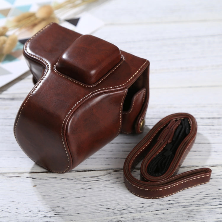 Full Body Camera PU Leather Case Bag with Strap for Olympus EPL7 / EPL8 (Coffee) - free shipping - PMC TechLife - Order now!