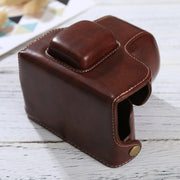 Full Body Camera PU Leather Case Bag with Strap for Olympus EPL7 / EPL8 (Coffee)