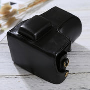 Full Body Camera PU Leather Case Bag with Strap for Samsung NX300(Black)