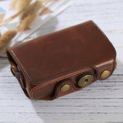 Full Body Camera PU Leather Case Bag with Strap for Canon PowerShot SX730 HS / SX720 HS (Coffee)