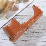1/4 inch Thread PU Leather Camera Half Case Base for Sony ILCE-6000 / A6000(Brown)